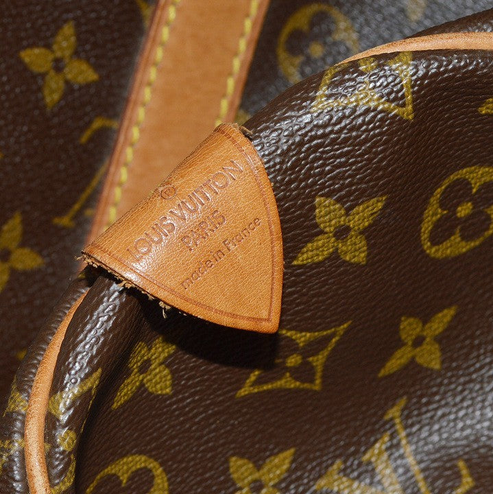 Louis Vuitton Keepall Bag Monogram Canvas Brown Canvas Travel Bag Bag (Pre-Owned)