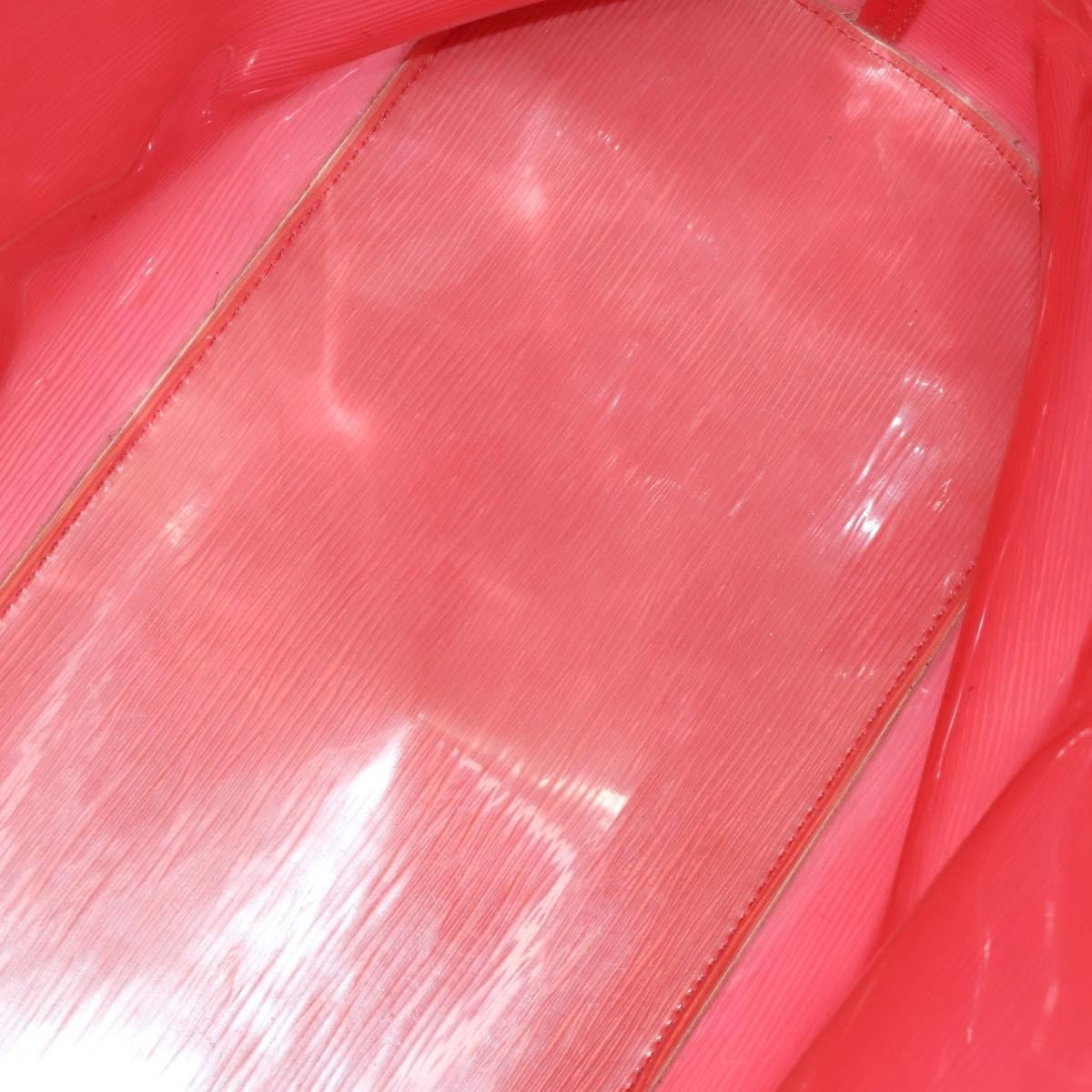 Louis Vuitton Plage Lagoon Bay Handbag Vinyl Epi Leather Red Plastic Tote Bag Bag (Pre-Owned)
