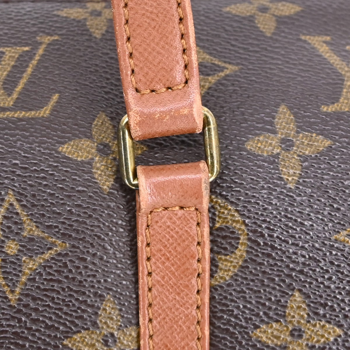 Louis Vuitton Papillon Handbag Monogram Canvas Brown Canvas Handbag (Pre-Owned)