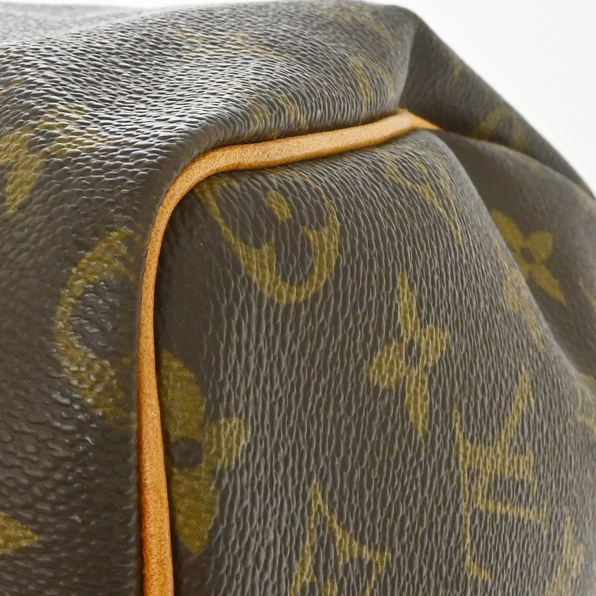 Louis Vuitton Speedy Handbag Monogram Canvas Brown Canvas Handbag (Pre-Owned)
