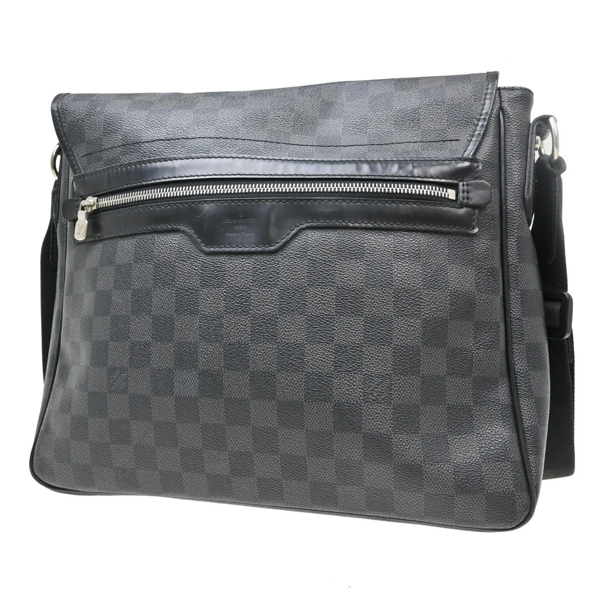 Louis Vuitton Daniel Messenger Bag Damier Graphite Gray Canvas Shoulder Bag Bag (Pre-Owned)