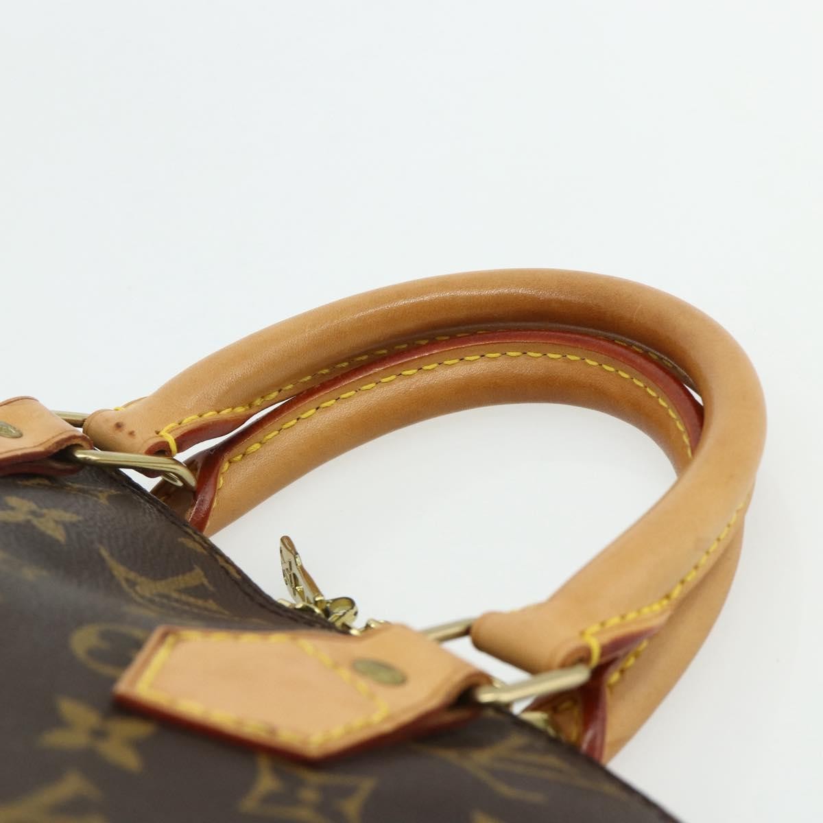 Louis Vuitton Alma Handbag Monogram Canvas Brown Canvas Handbag (Pre-Owned)