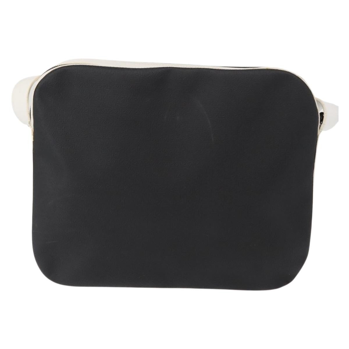 Loewe Anagram Shoulder Bag Leather Black Leather Shoulder Bag Bag (Pre-Owned)