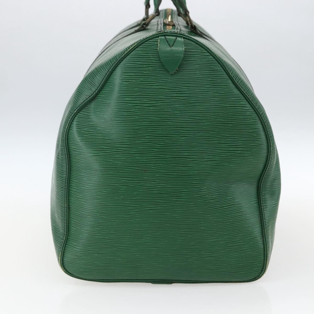 Louis Vuitton Keepall Bag Epi Leather Green Leather Travel Bag Bag (Pre-Owned)