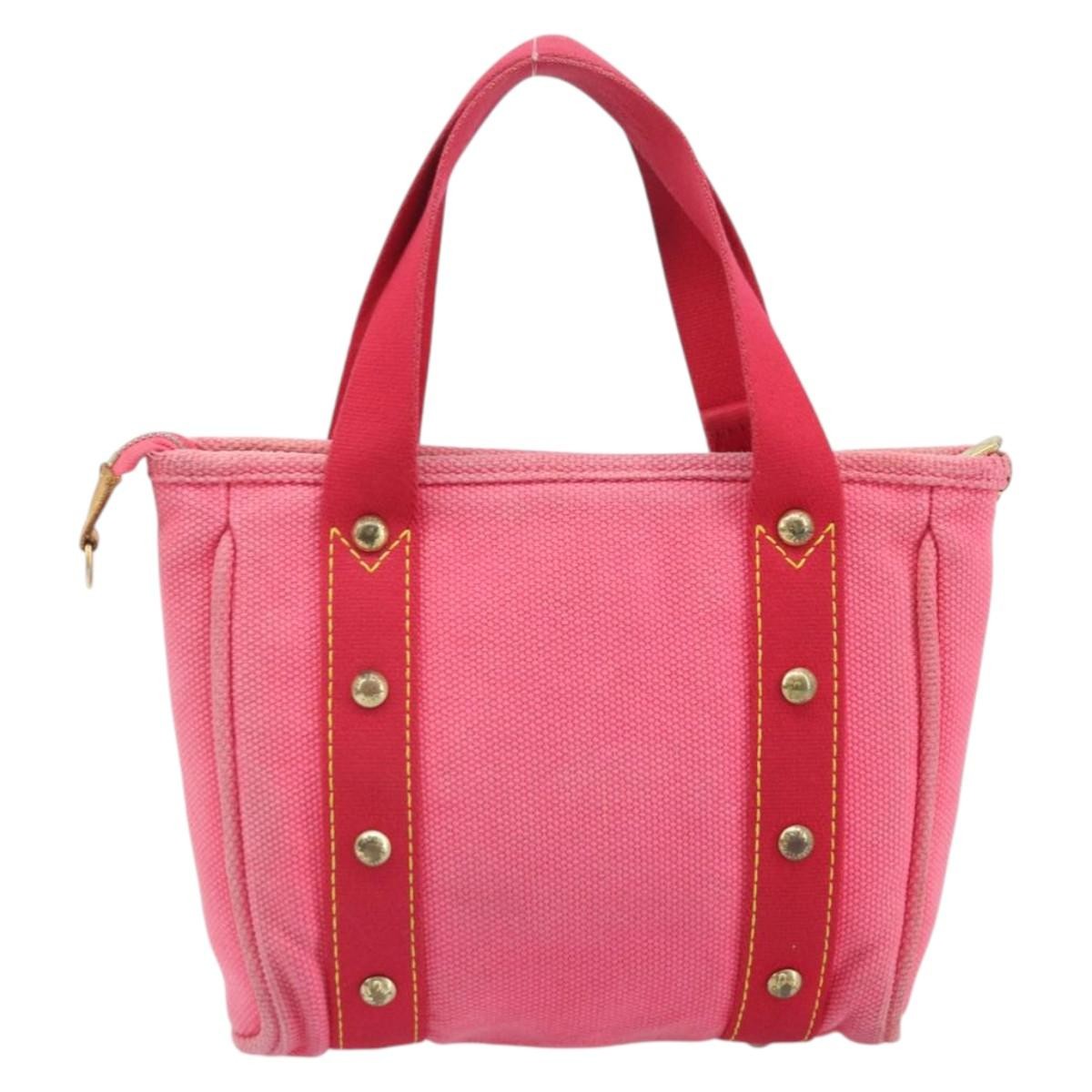 Louis Vuitton Antigua Tote Canvas Pink Canvas Handbag (Pre-Owned)