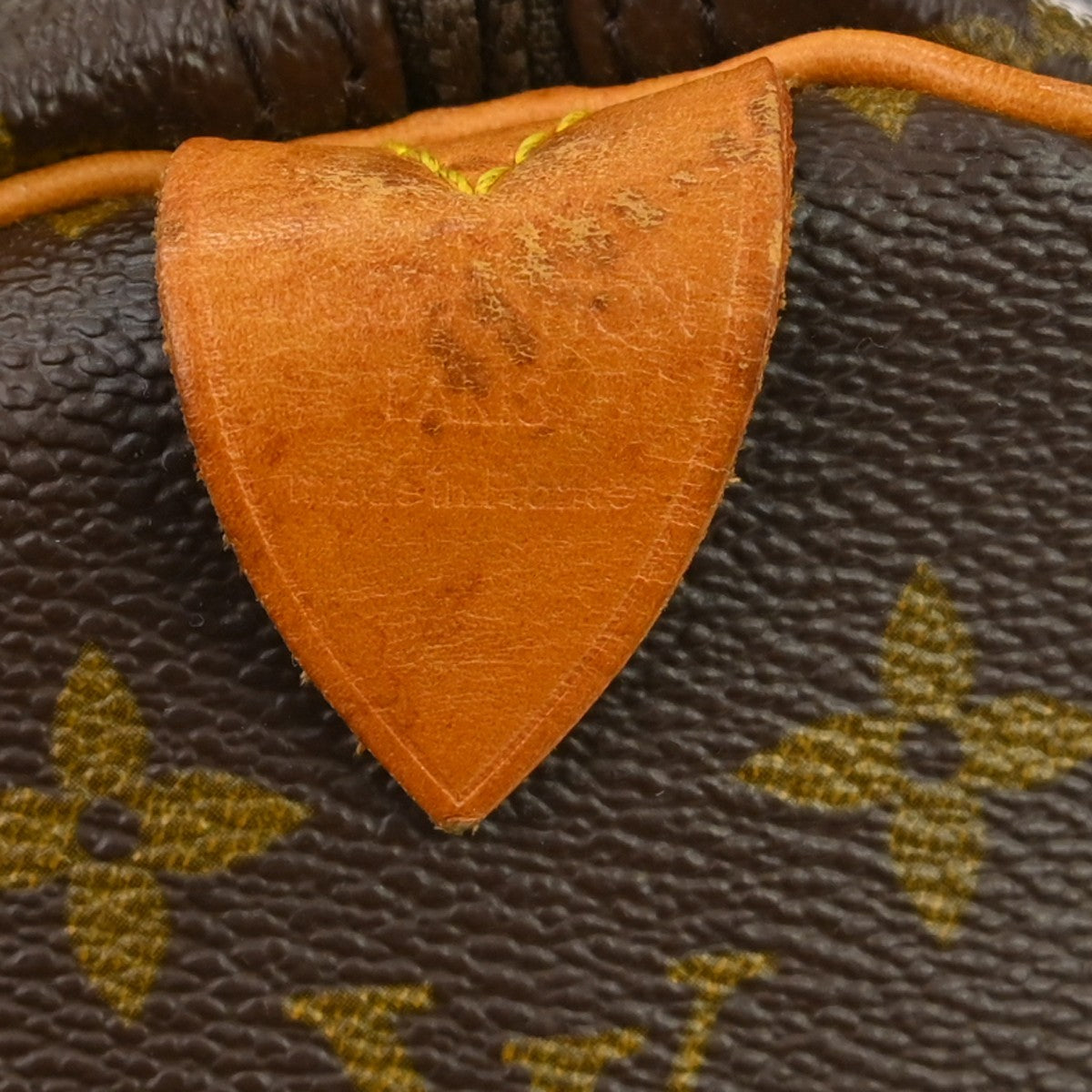 Louis Vuitton Keepall Bag Monogram Canvas Brown Canvas Travel Bag Bag (Pre-Owned)