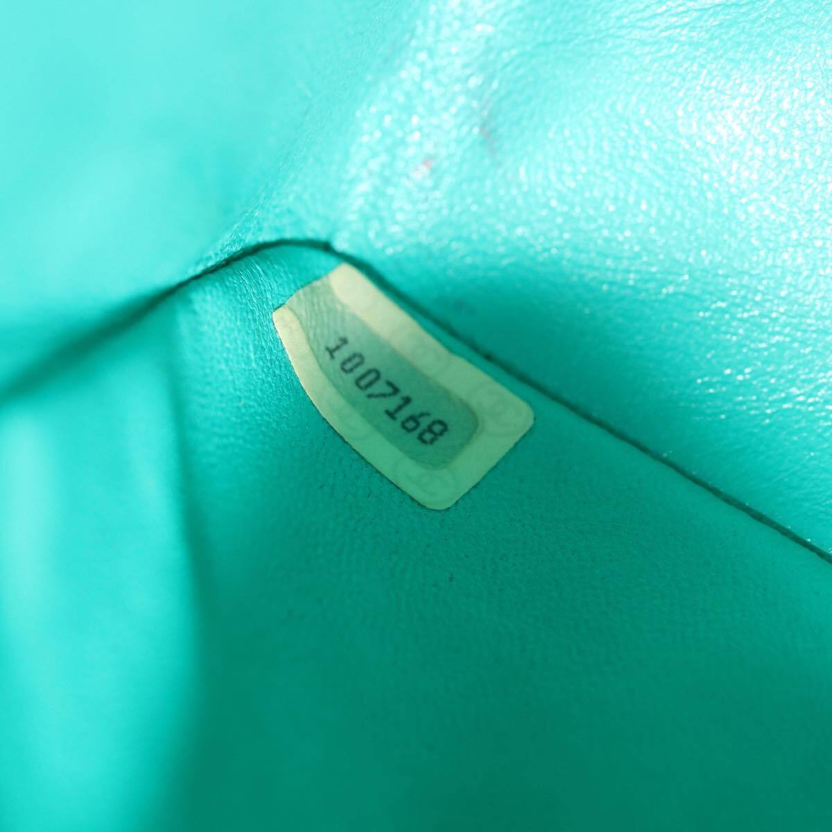 Chanel Vintage Square Classic Single Flap Bag Quilted Lambskin Blue Leather Bag (Pre-Owned)