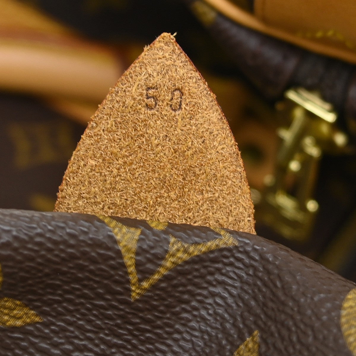 Louis Vuitton Keepall Bag Monogram Canvas Brown Canvas Travel Bag Bag (Pre-Owned)