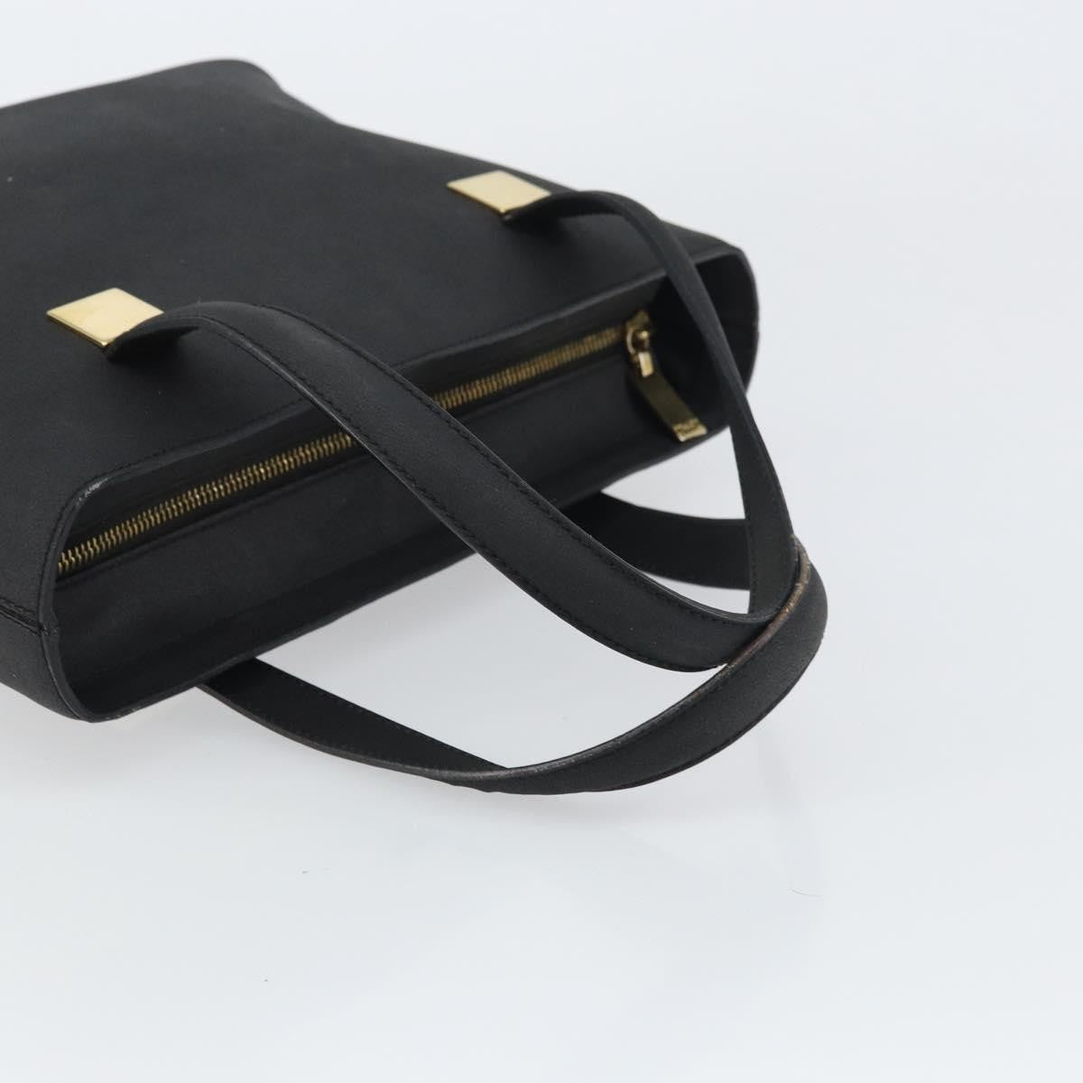 Celine Handbag Leather Black Leather Handbag (Pre-Owned)