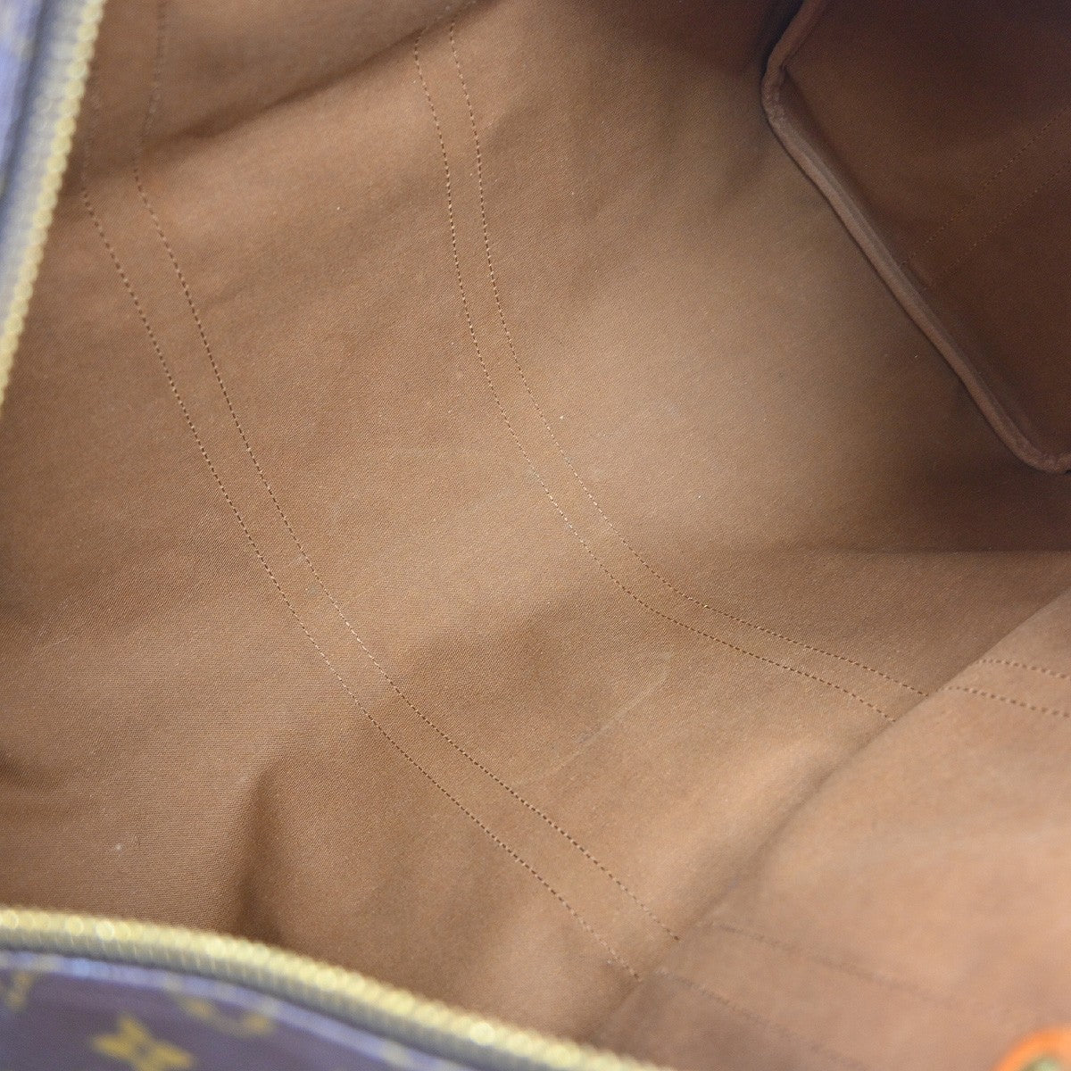 Louis Vuitton Keepall Bandouliere Bag Monogram Canvas Brown Canvas Travel Bag Bag (Pre-Owned)