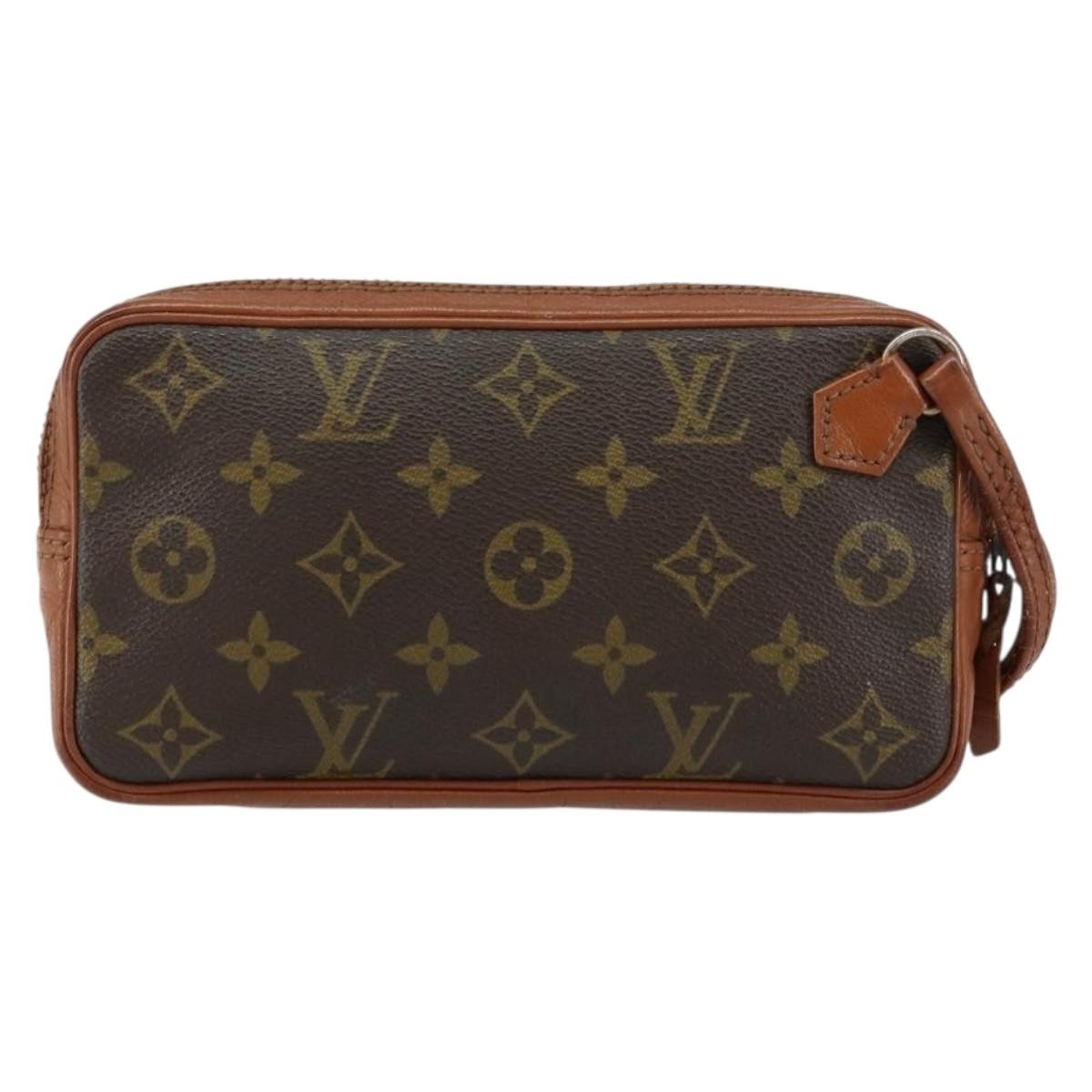 Louis Vuitton Pochette Sports Monogram Canvas Brown Canvas Clutche & Pouche Bag (Pre-Owned)