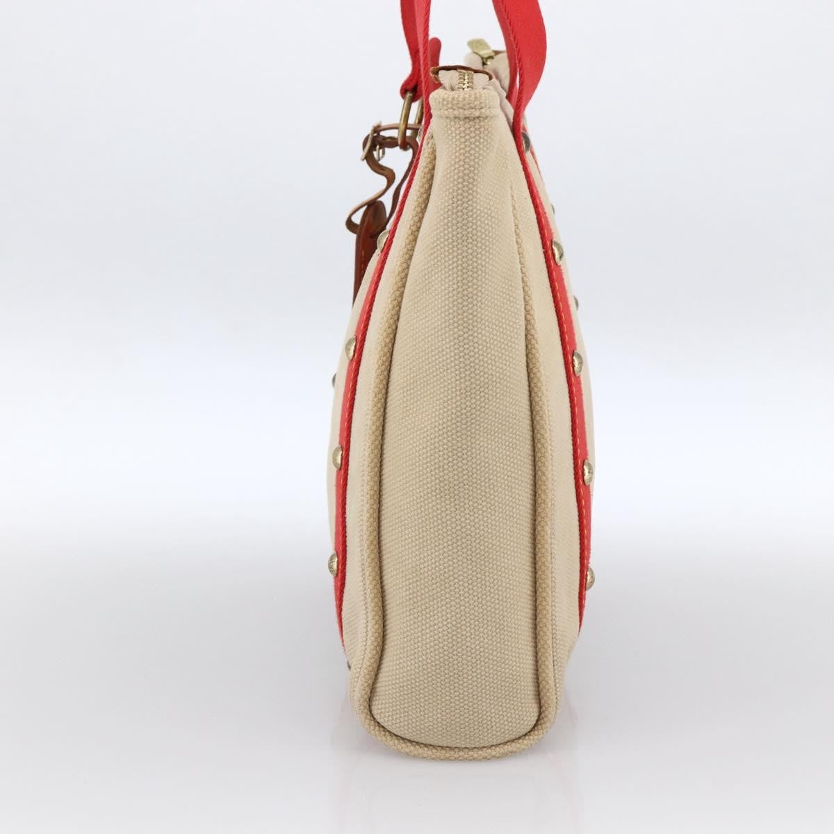 Louis Vuitton Antigua Tote Canvas Beige Canvas Tote Bag Bag (Pre-Owned)