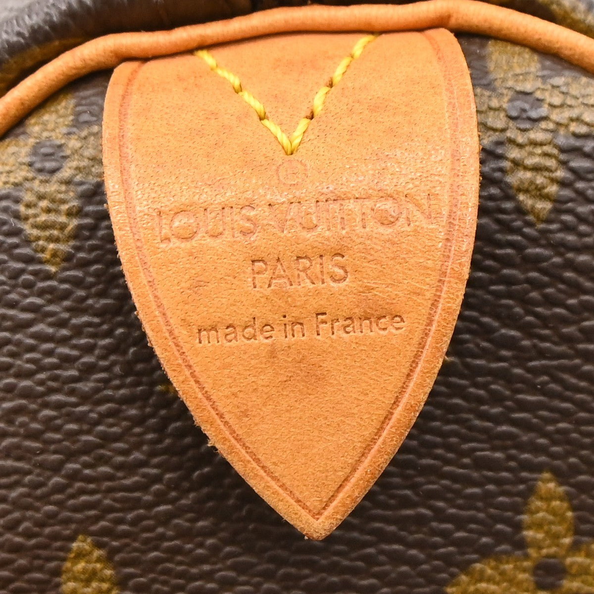 Louis Vuitton Speedy Handbag Monogram Canvas Brown Canvas Handbag (Pre-Owned)