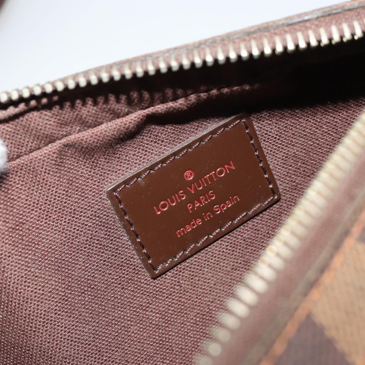 Louis Vuitton Geronimos Waist Bag Damier Brown Canvas Shoulder Bag Bag (Pre-Owned)