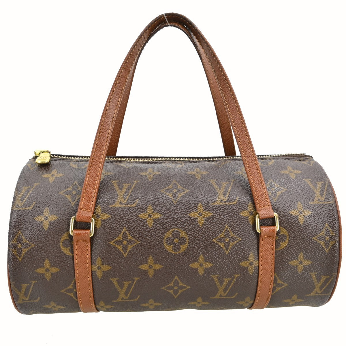 Louis Vuitton Papillon Handbag Monogram Canvas Brown Canvas Handbag (Pre-Owned)