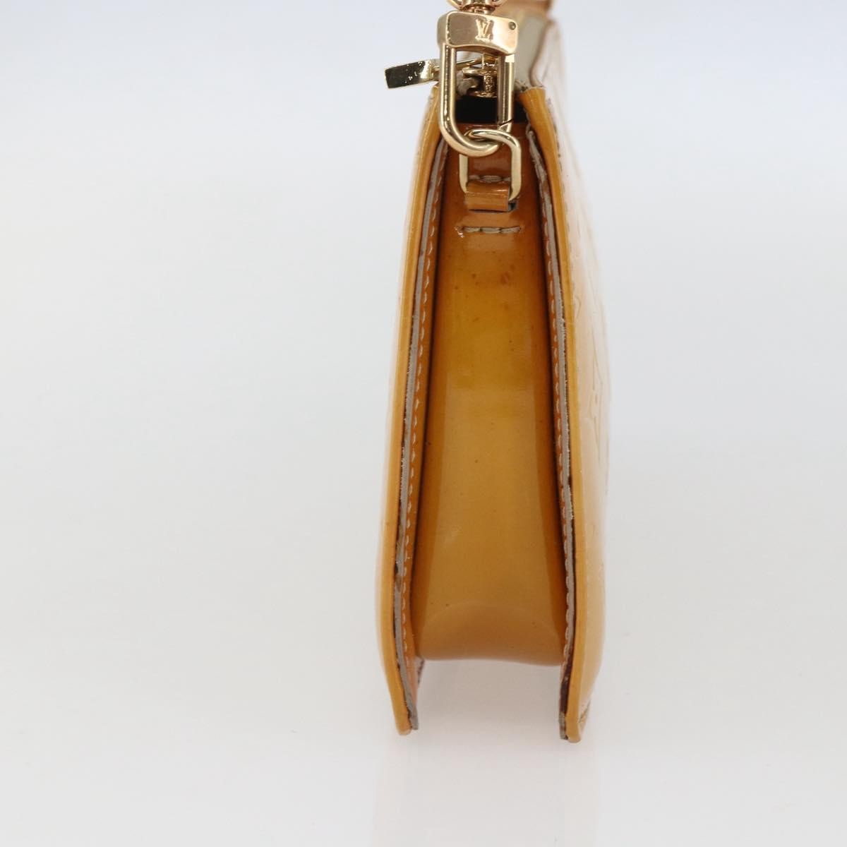 Louis Vuitton Lexington Pochette Monogram Vernis Beige Patent_Leather Clutche & Pouche Bag (Pre-Owned)