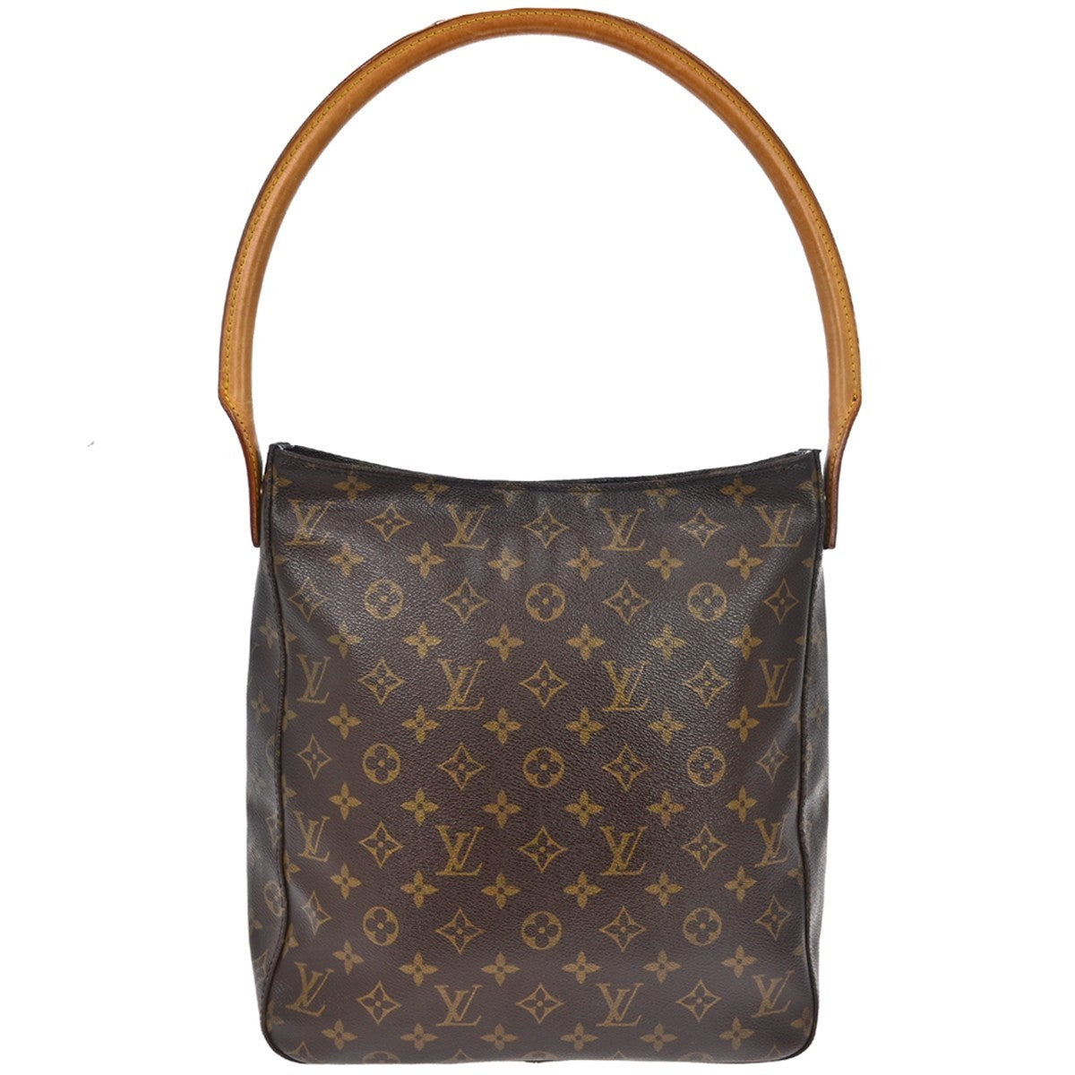 Louis Vuitton Monogram Looping Handbag Monogram Canvas Brown Canvas Shoulder Bag Bag (Pre-Owned)
