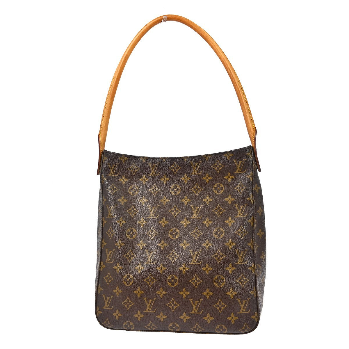 Louis Vuitton Monogram Looping Handbag Monogram Canvas Brown Canvas Shoulder Bag Bag (Pre-Owned)