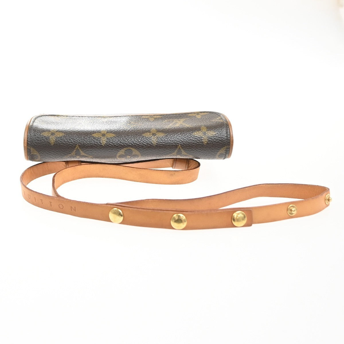Louis Vuitton Florentine Waist Bag Monogram Canvas Brown Canvas Clutche & Pouche Bag (Pre-Owned)