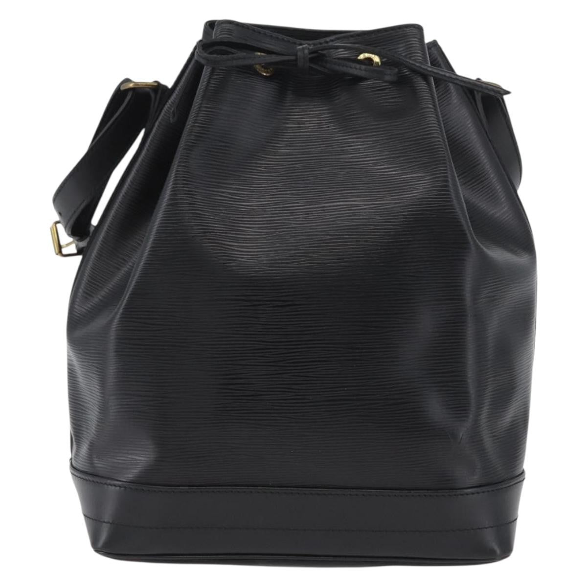 Louis Vuitton Noe Handbag Epi Leather Black Leather Shoulder Bag Bag (Pre-Owned)