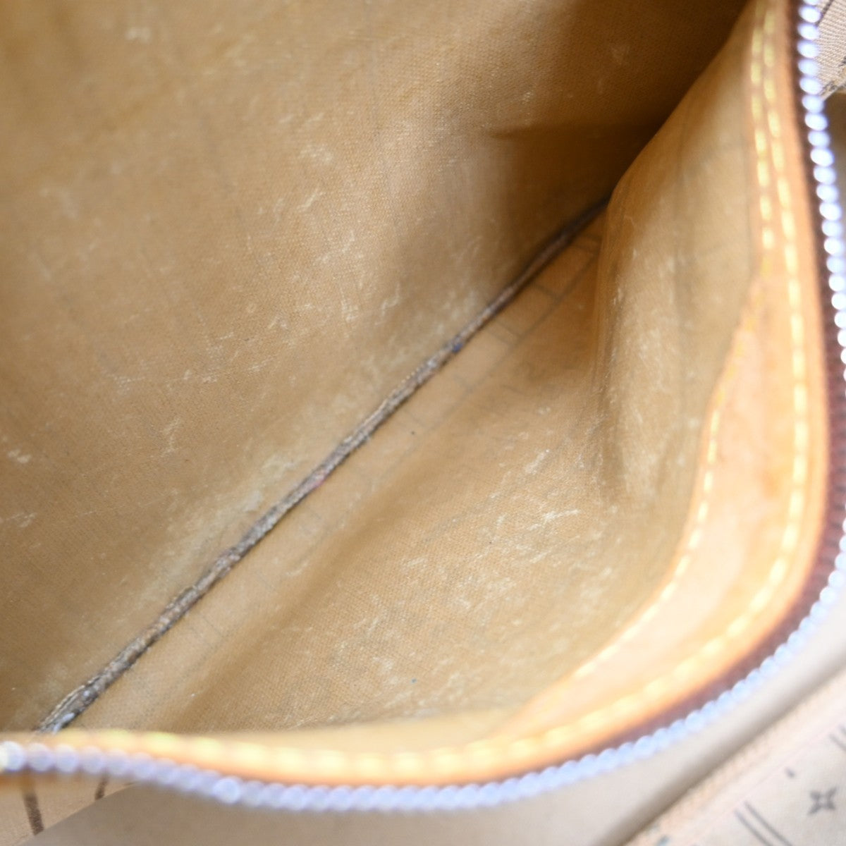 Louis Vuitton Neverfull Bandouliere Inside Out Monogram Canvas With Leather Brown Canvas Tote Bag Bag (Pre-Owned)