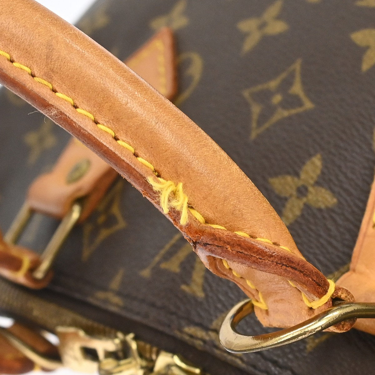 Louis Vuitton Alma Handbag Monogram Canvas Brown Canvas Handbag (Pre-Owned)