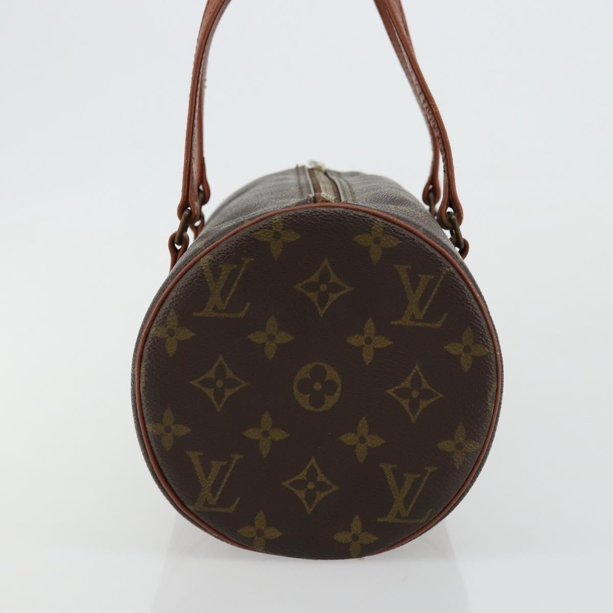 Louis Vuitton Papillon Handbag Monogram Canvas Brown Canvas Handbag (Pre-Owned)