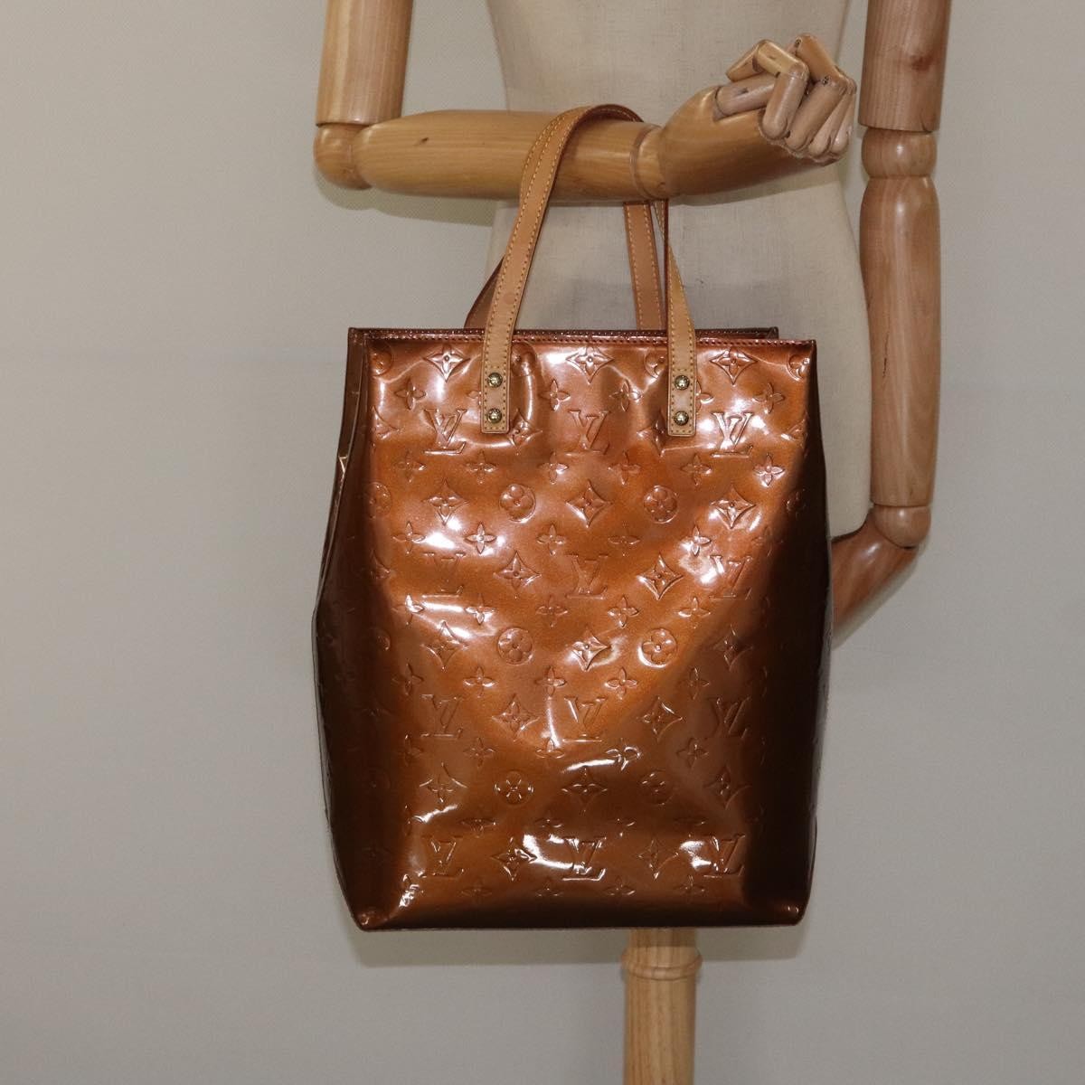 Louis Vuitton Reade Handbag Monogram Vernis Brown Patent_Leather Handbag (Pre-Owned)