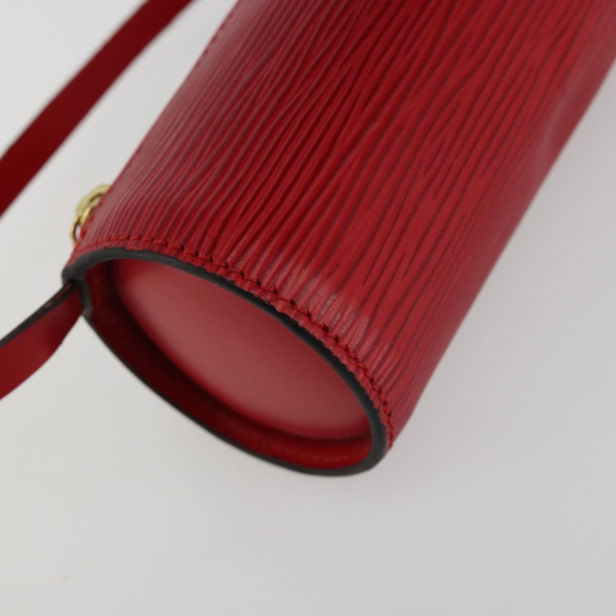 Louis Vuitton Soufflot Pochette Epi Leather Red Leather Clutche & Pouche Bag (Pre-Owned)