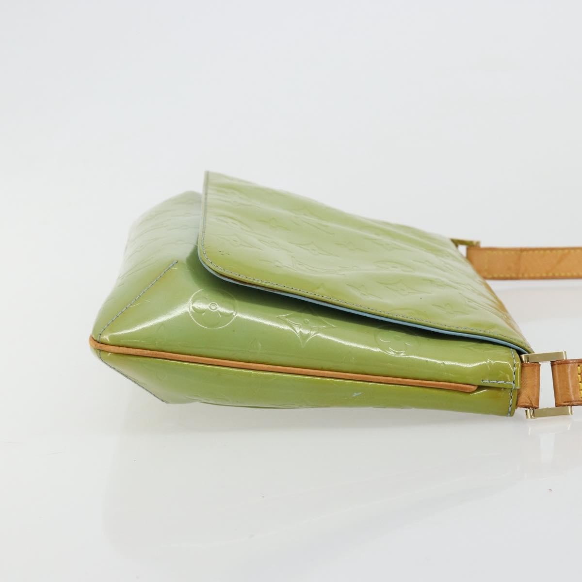 Louis Vuitton Thompson Street Handbag Monogram Vernis Blue Patent_Leather Shoulder Bag Bag (Pre-Owned)