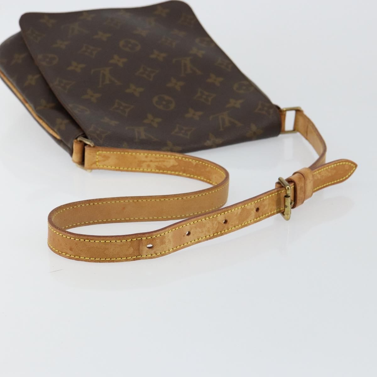 Louis Vuitton Musette Salsa Handbag Monogram Canvas Brown Canvas Shoulder Bag Bag (Pre-Owned)