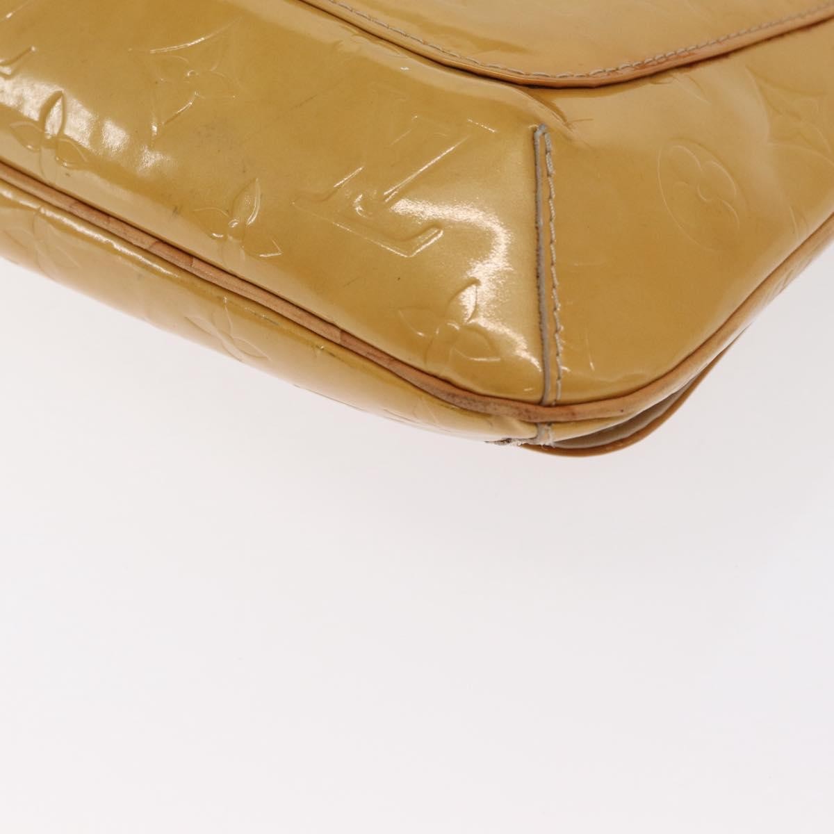 Louis Vuitton Thompson Street Handbag Monogram Vernis Yellow Patent_Leather Shoulder Bag Bag (Pre-Owned)