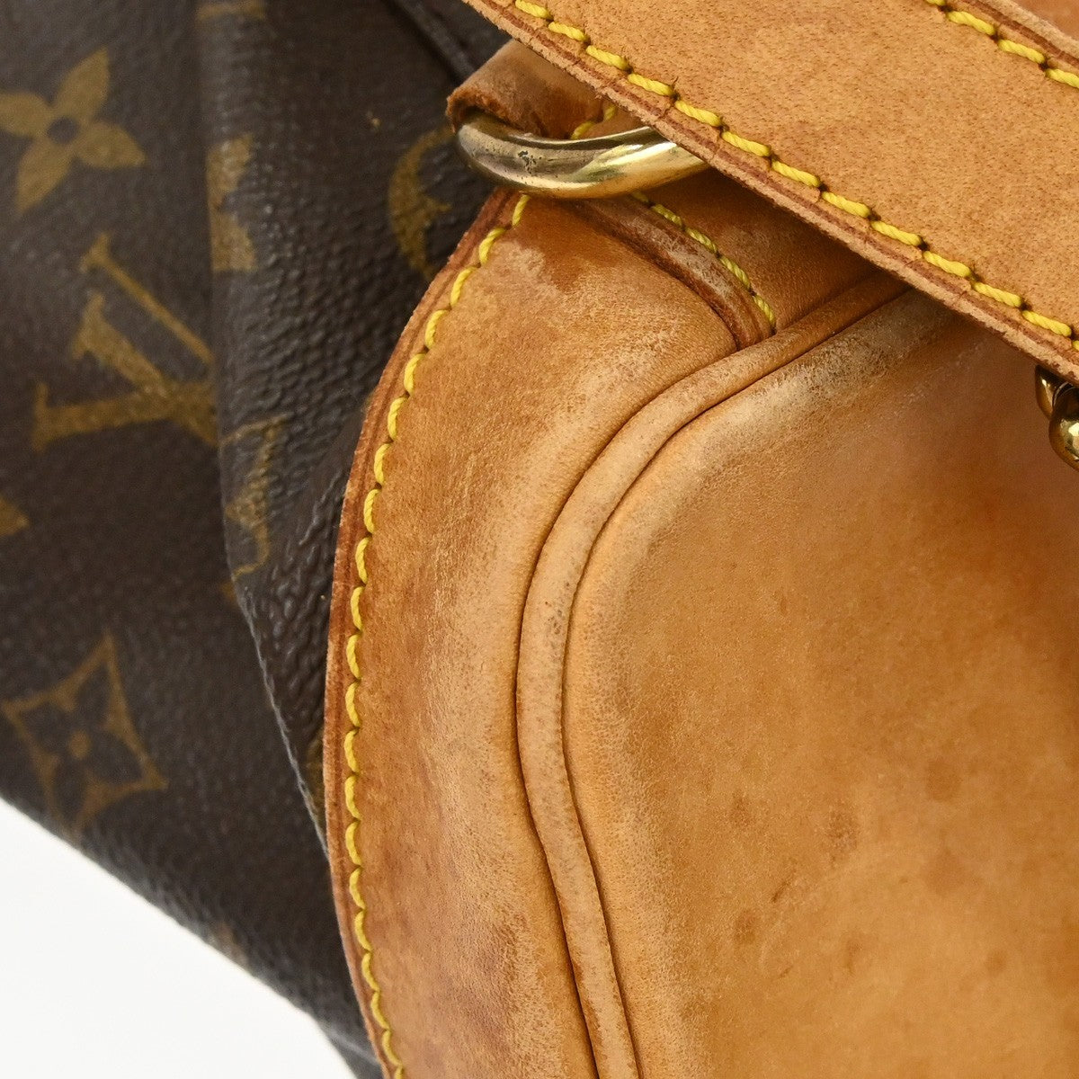 Louis Vuitton Vintage Montsouris Backpack Monogram Canvas Brown Canvas Backpack Bag (Pre-Owned)