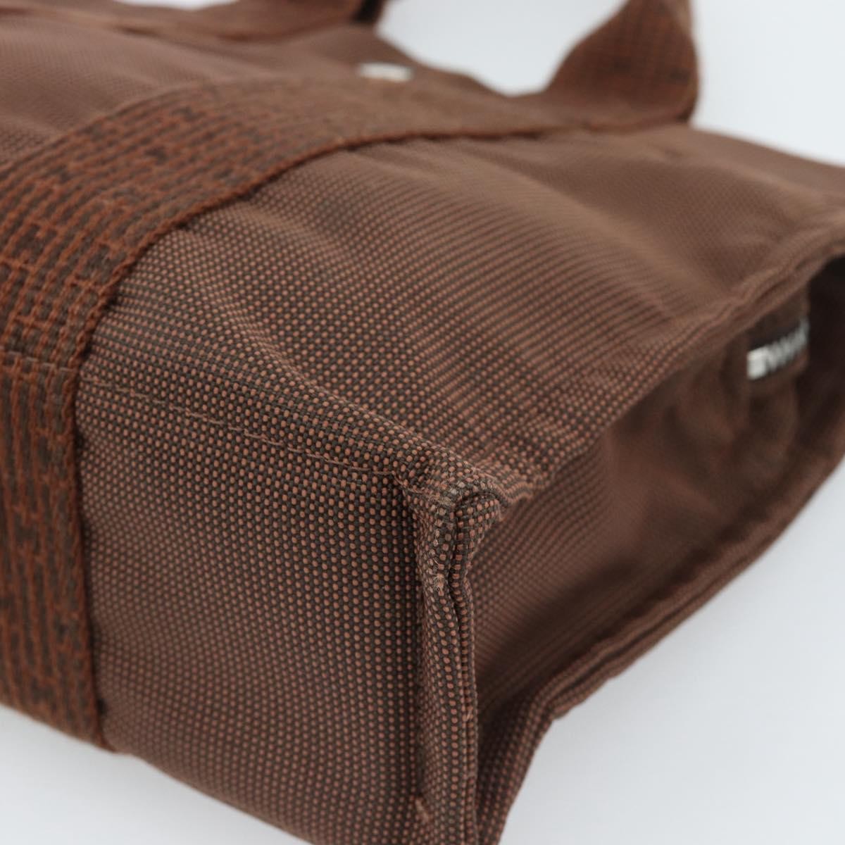 Hermes Fourre-Tout Herline Fourre-Tout Herline Brown Canvas Tote Bag Bag (Pre-Owned)