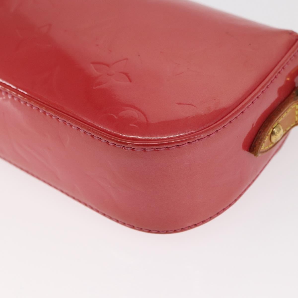 Louis Vuitton Malibu Street Handbag Monogram Vernis Red Patent_Leather Handbag (Pre-Owned)