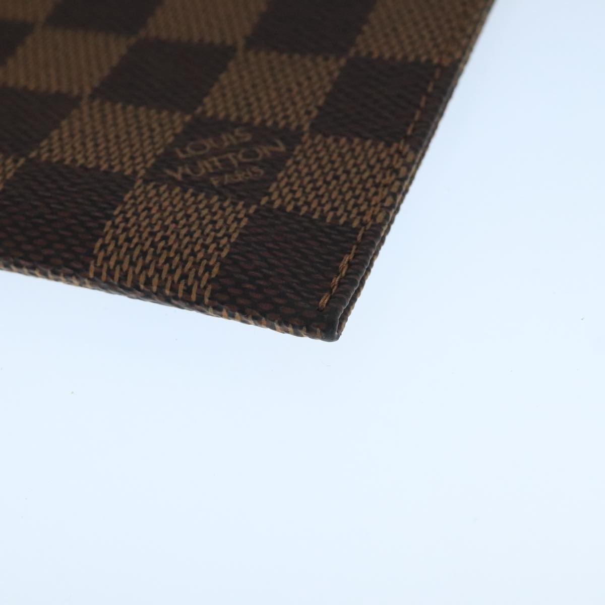 Louis Vuitton Clifton Pouch Damier Brown Canvas Clutche & Pouche Bag (Pre-Owned)