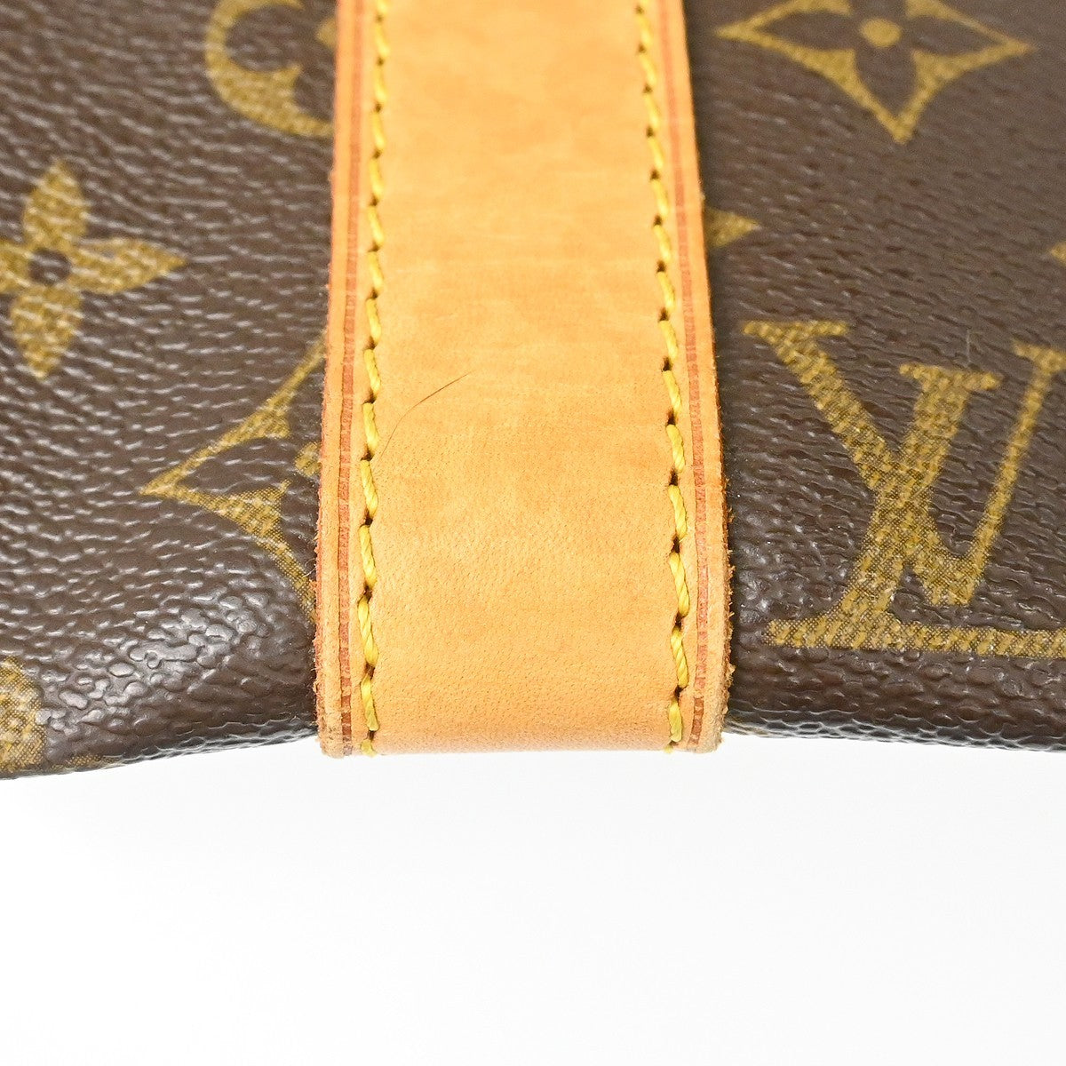 Louis Vuitton Keepall Bag Monogram Canvas Brown Canvas Travel Bag Bag (Pre-Owned)