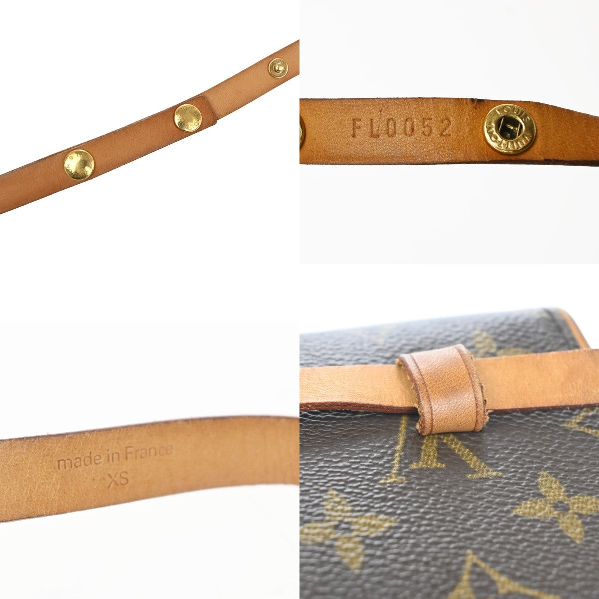 Louis Vuitton Florentine Waist Bag Monogram Canvas Brown Canvas Clutche & Pouche Bag (Pre-Owned)
