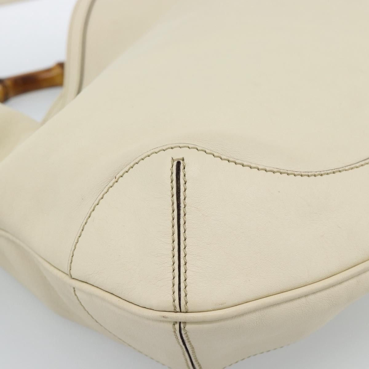 Gucci Vintage Convertible Bamboo Top Handle Bag Leather Multicolour Leather Handbag (Pre-Owned)