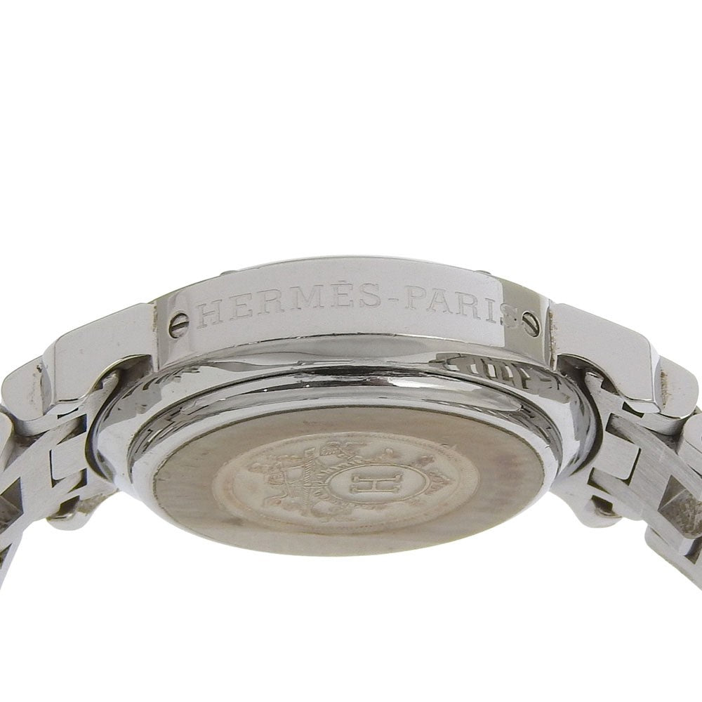Hermes Clipper Chronograph Quartz Watch Stainless Steel Watch (Pre-Owned)