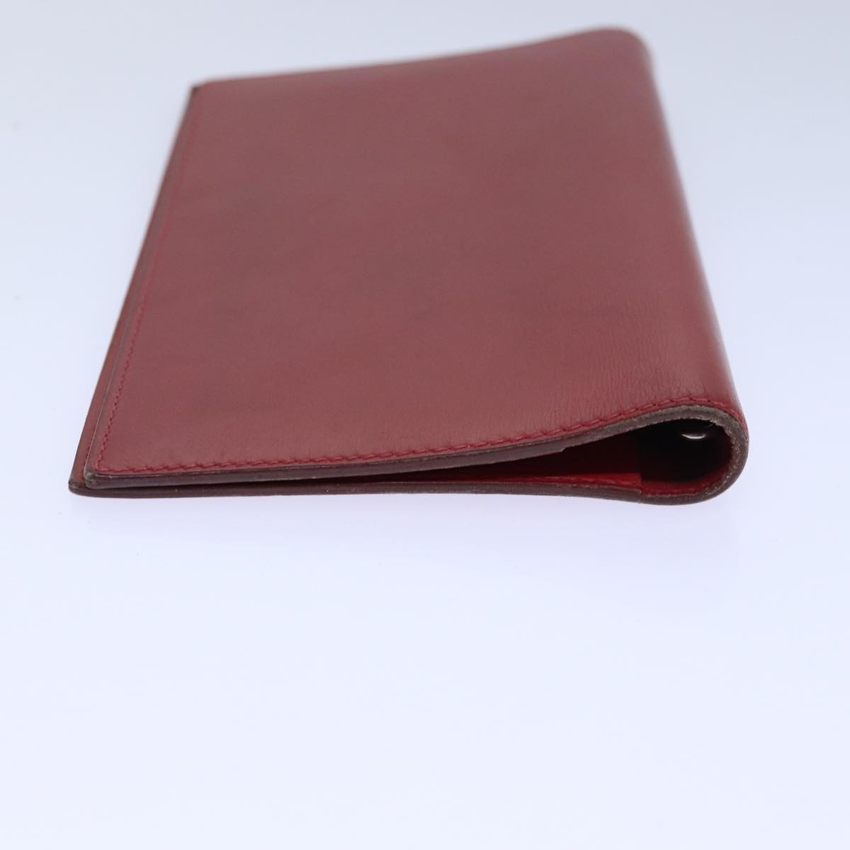 Hermes Agenda A6 Day Planner Housse Leather Red Leather Wallets Accessory (Pre-Owned)