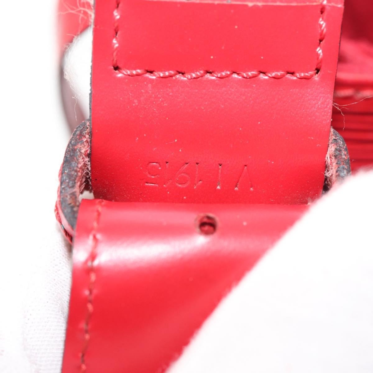Louis Vuitton Vintage Sac D'epaule Handbag Epi Leather Red Leather Shoulder Bag Bag (Pre-Owned)