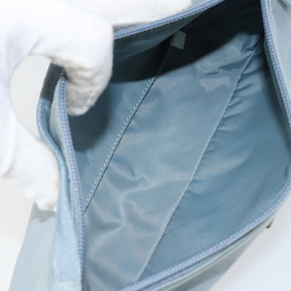 Prada Pochette Shoulder Bag Tessuto Blue Nylon Clutche & Pouche Bag (Pre-Owned)