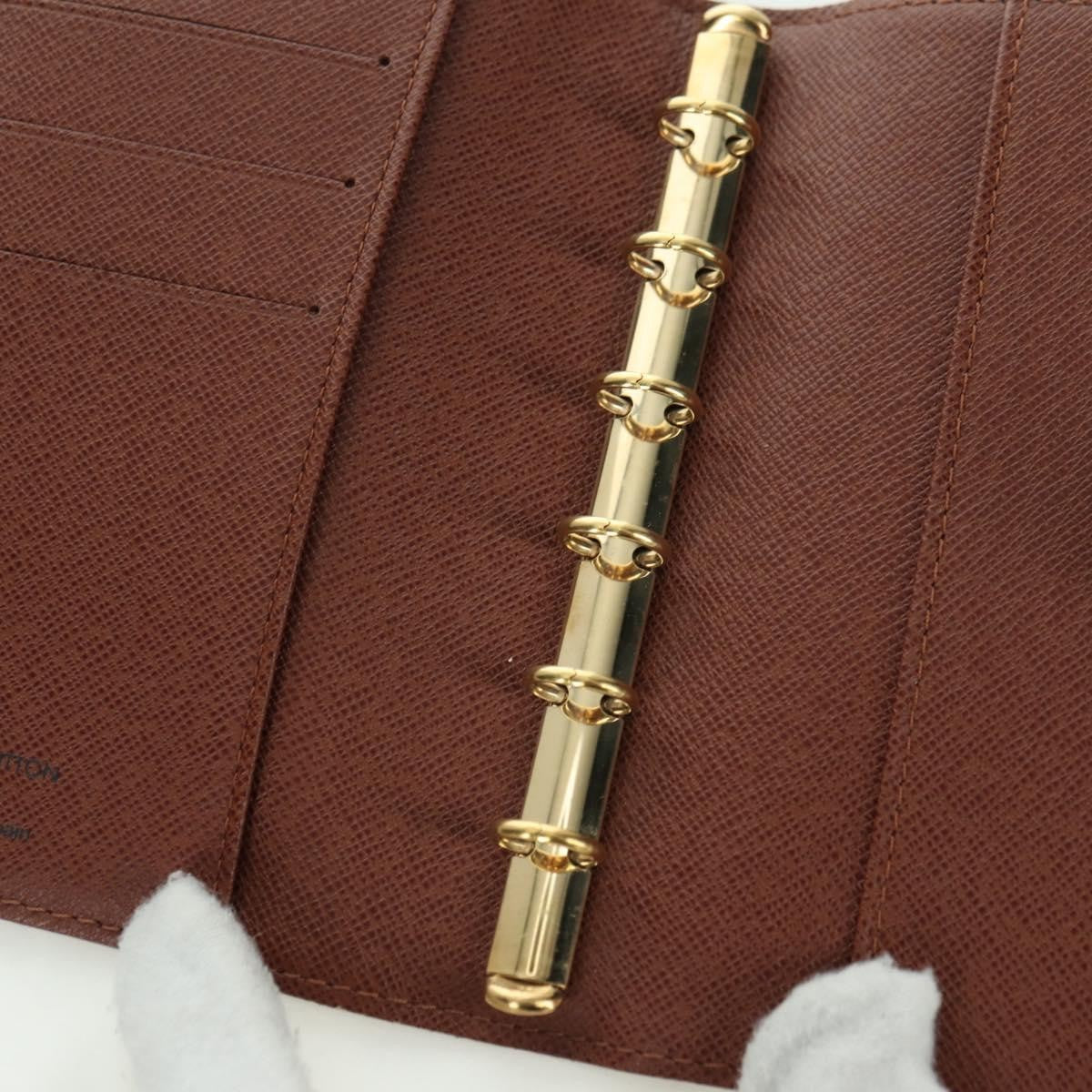 Louis Vuitton Agenda Cover Monogram Panda Brown Canvas Wallets Accessory (Pre-Owned)