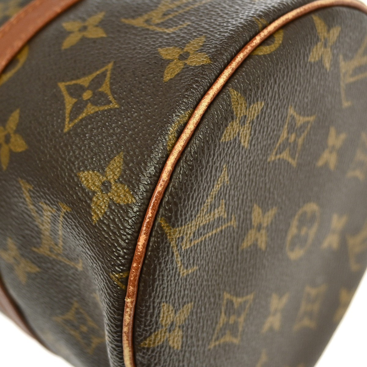 Louis Vuitton Papillon Handbag Monogram Canvas Brown Canvas Handbag (Pre-Owned)