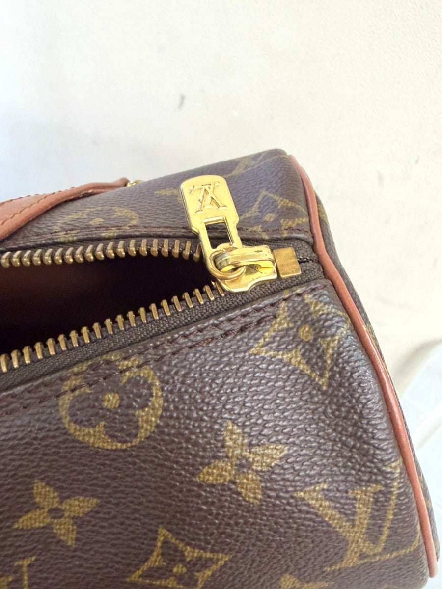Louis Vuitton Papillon Handbag Monogram Canvas Brown Canvas Handbag (Pre-Owned)
