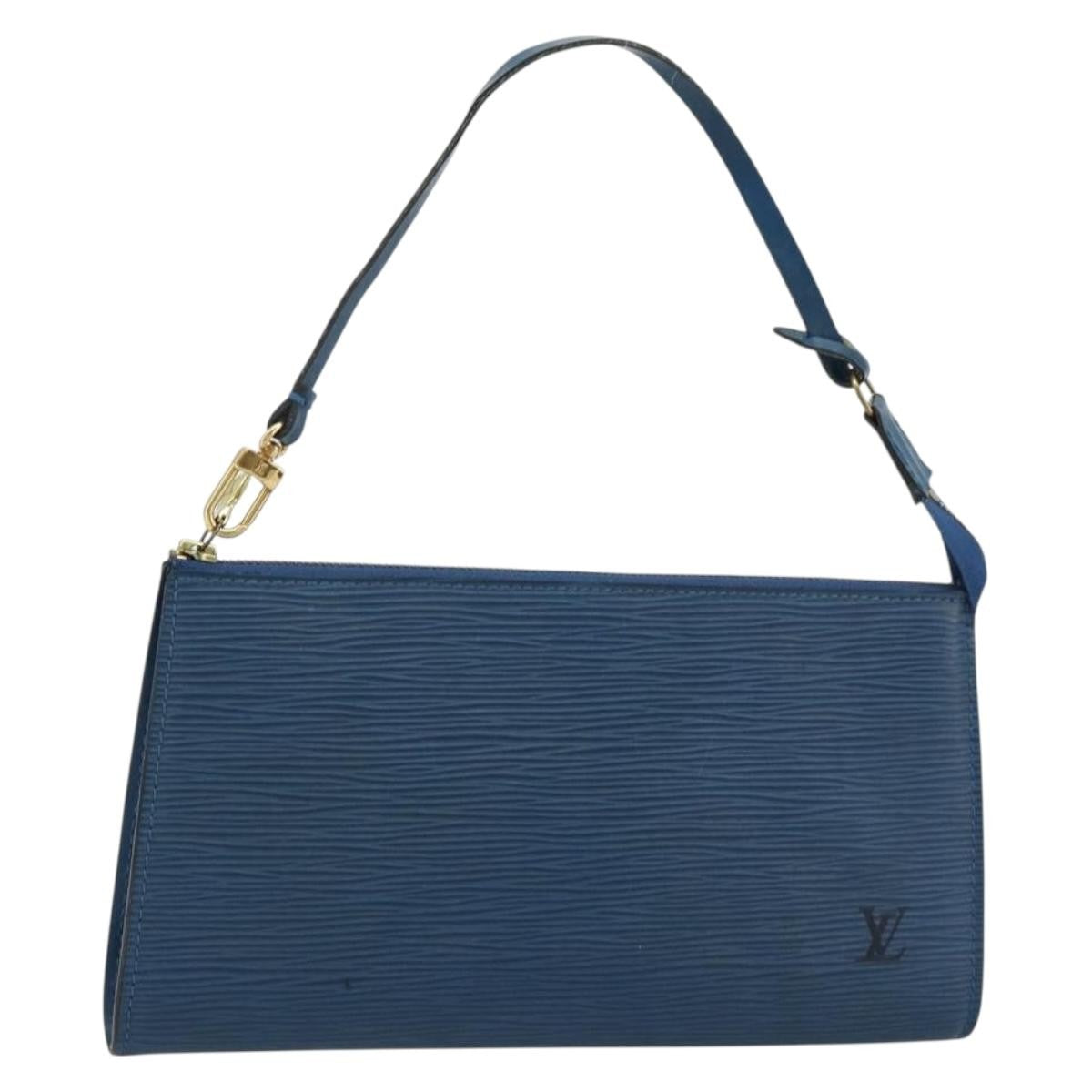 Louis Vuitton Pochette Accessoires Nm Epi Leather Blue Leather Clutche & Pouche Bag (Pre-Owned)