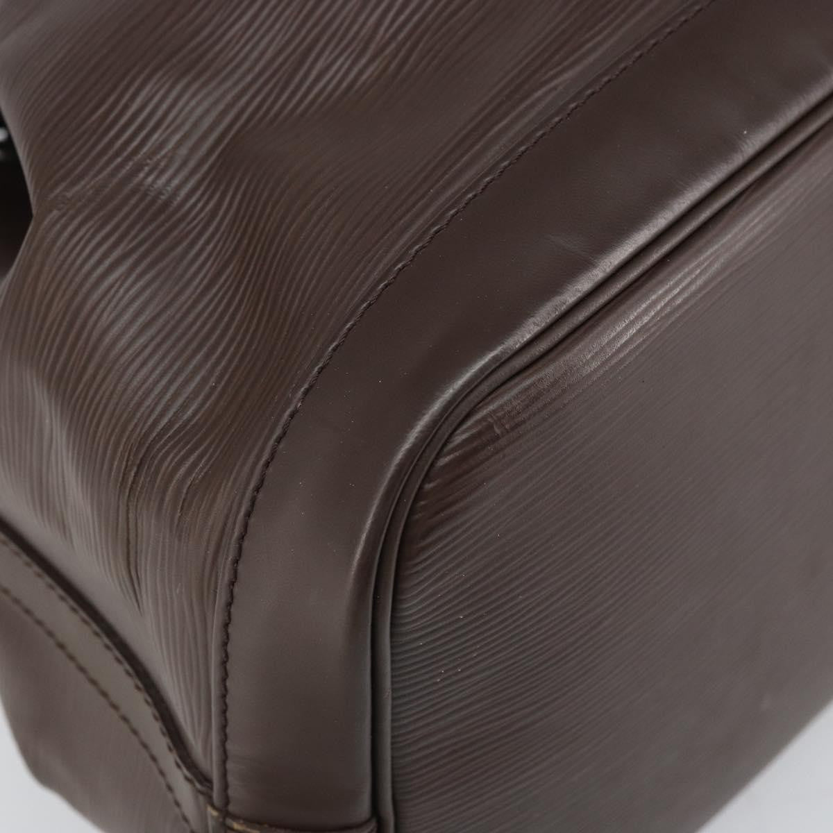 Louis Vuitton Noe Handbag Epi Leather Brown Leather Shoulder Bag Bag (Pre-Owned)