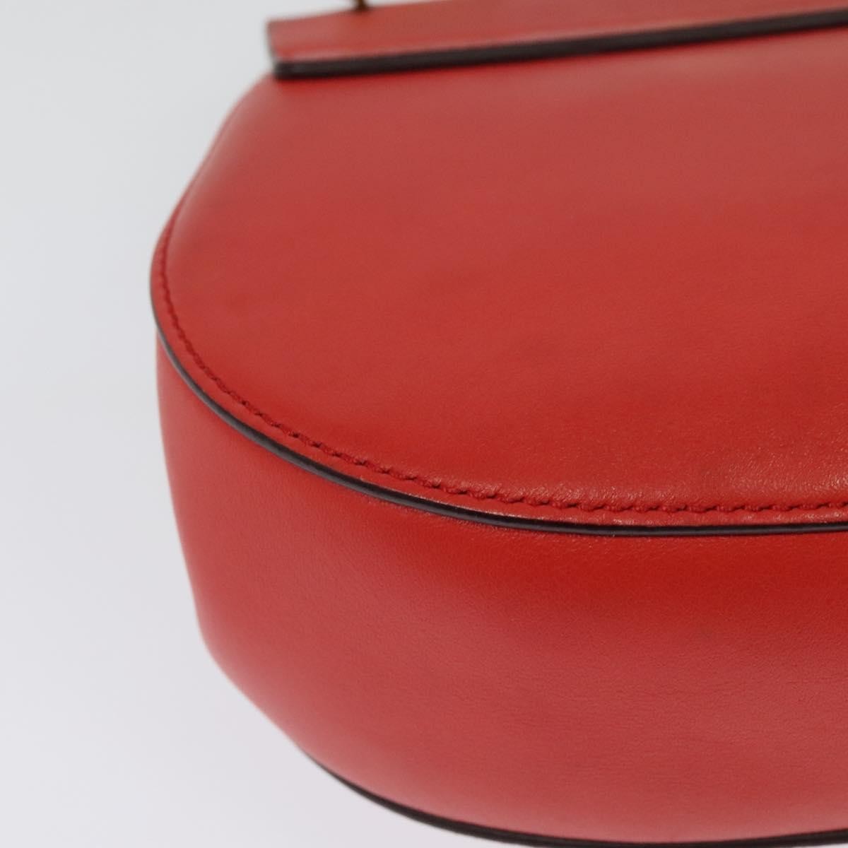 Chloe Drew Crossbody Bag Leather And Suede Red Suede Shoulder Bag Bag (Pre-Owned)