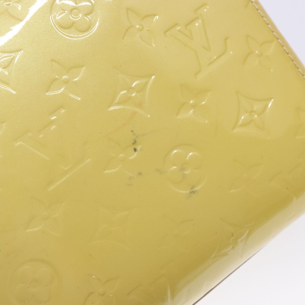 Louis Vuitton Catalina Handbag Monogram Vernis Yellow Patent_Leather Tote Bag Bag (Pre-Owned)